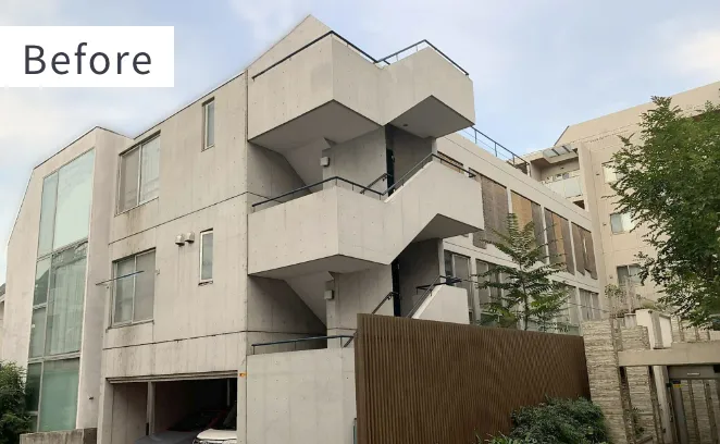 改装前のマンション外観