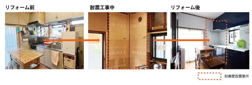 細田工務店の耐震リフォーム事例