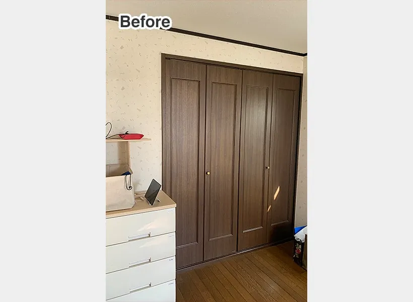 洋室だったリノベーション前の個室