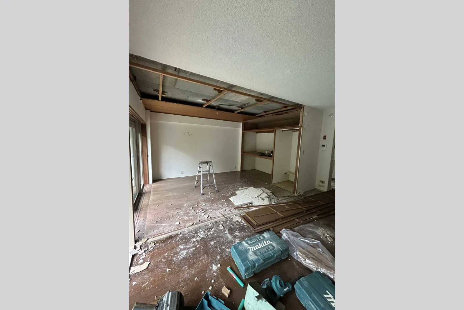 リフォーム工事の様子