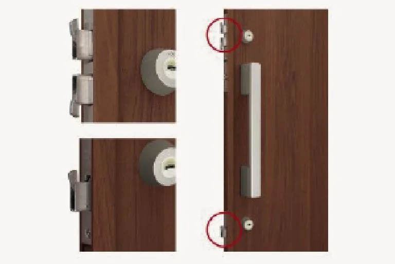 「2ロック」でピッキング対策