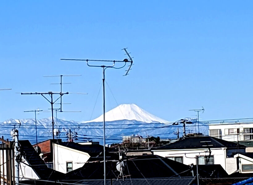 バルコニーからの眺望（ご主人撮影）