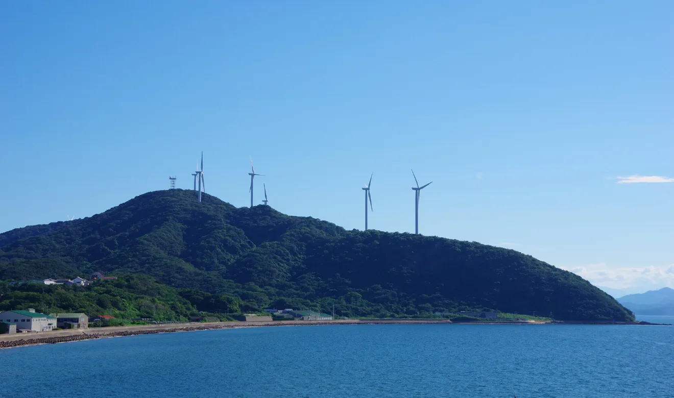 サトウさんが現在暮らす、兵庫県の淡路島。温暖な気候で暮らしやすいそう。