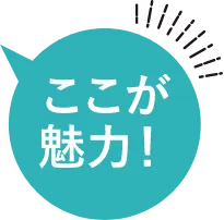 ここが魅力！