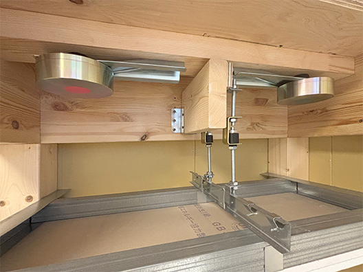 2階 賃貸住宅オーナー様向けモデルルーム 遮音壁