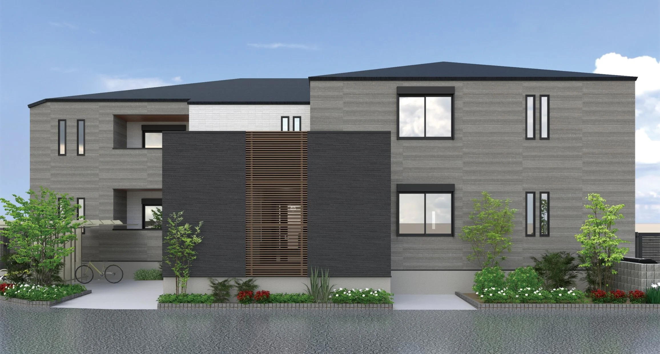 2階建て共同住宅