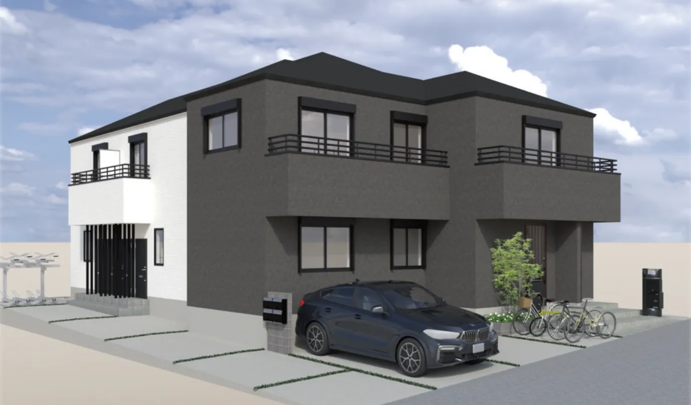 賃貸併用住宅の外観