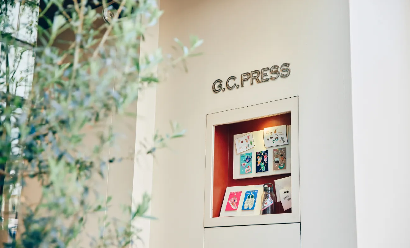 G.C. PRESS 銀座直営店 店内の様子