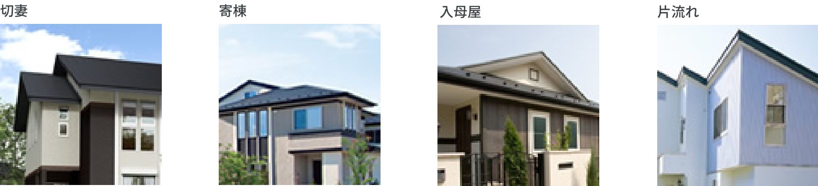 屋根の形状種類