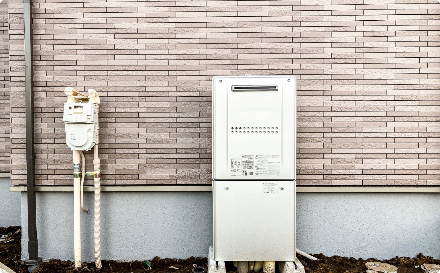 給湯器交換後の部屋の写真