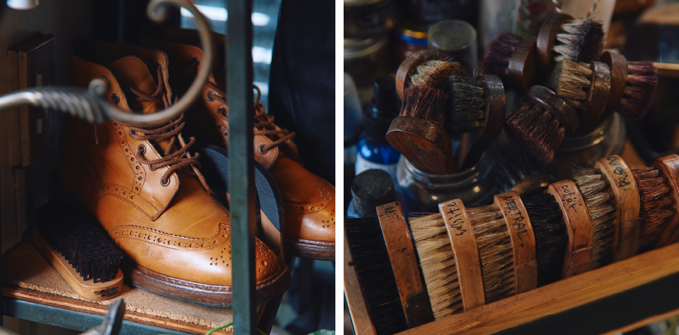 SMALL AXE SHOE REPAIR|靴のブラッシング