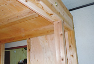 側面の耐力壁組み立て